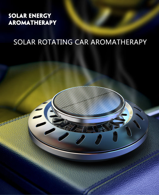 Full-Aluminum Alloy Solar-Powered Rotary Car Air Fresheners
